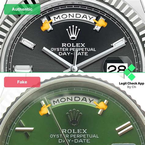 spot fake day date rolex|homage day date watches.